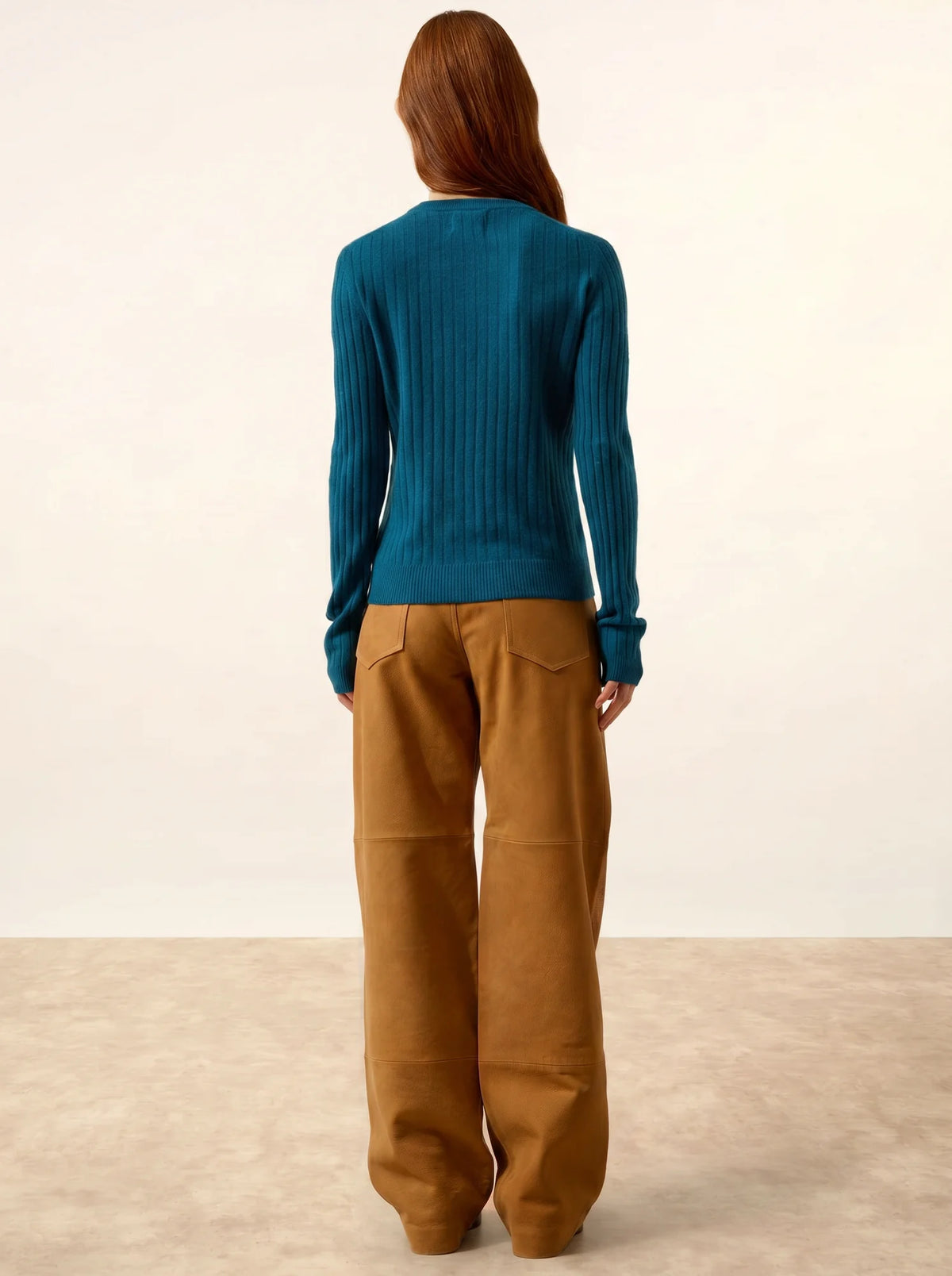 AVANA Sweater Crew Neck Peacock