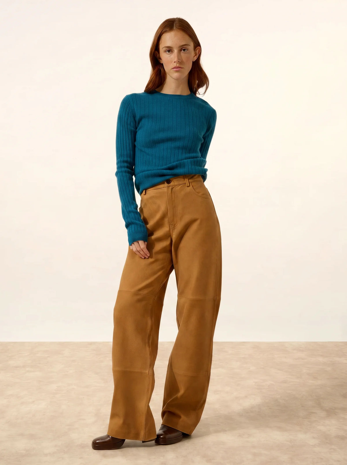 AVANA Sweater Crew Neck Peacock