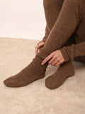 DAYAYA chaussettes 4 fils noisette