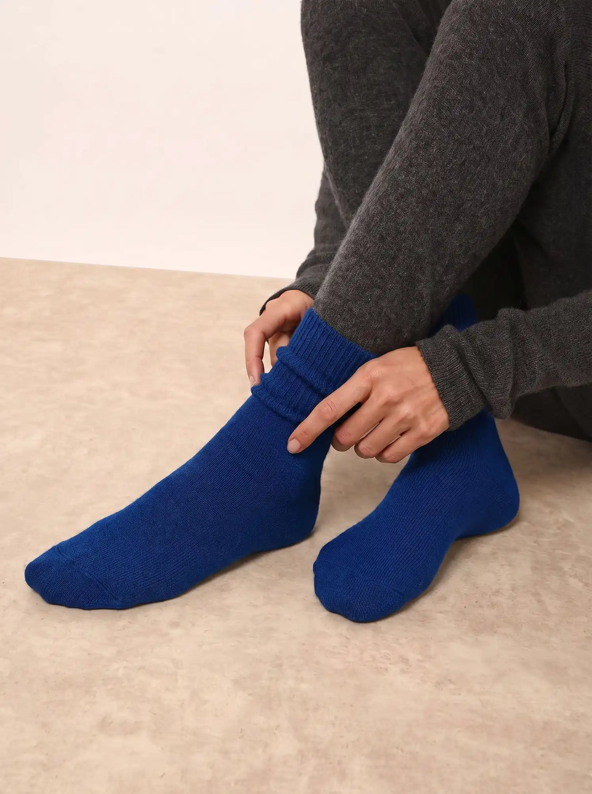 DAYAYA Socken 4-fädig Ultramarin