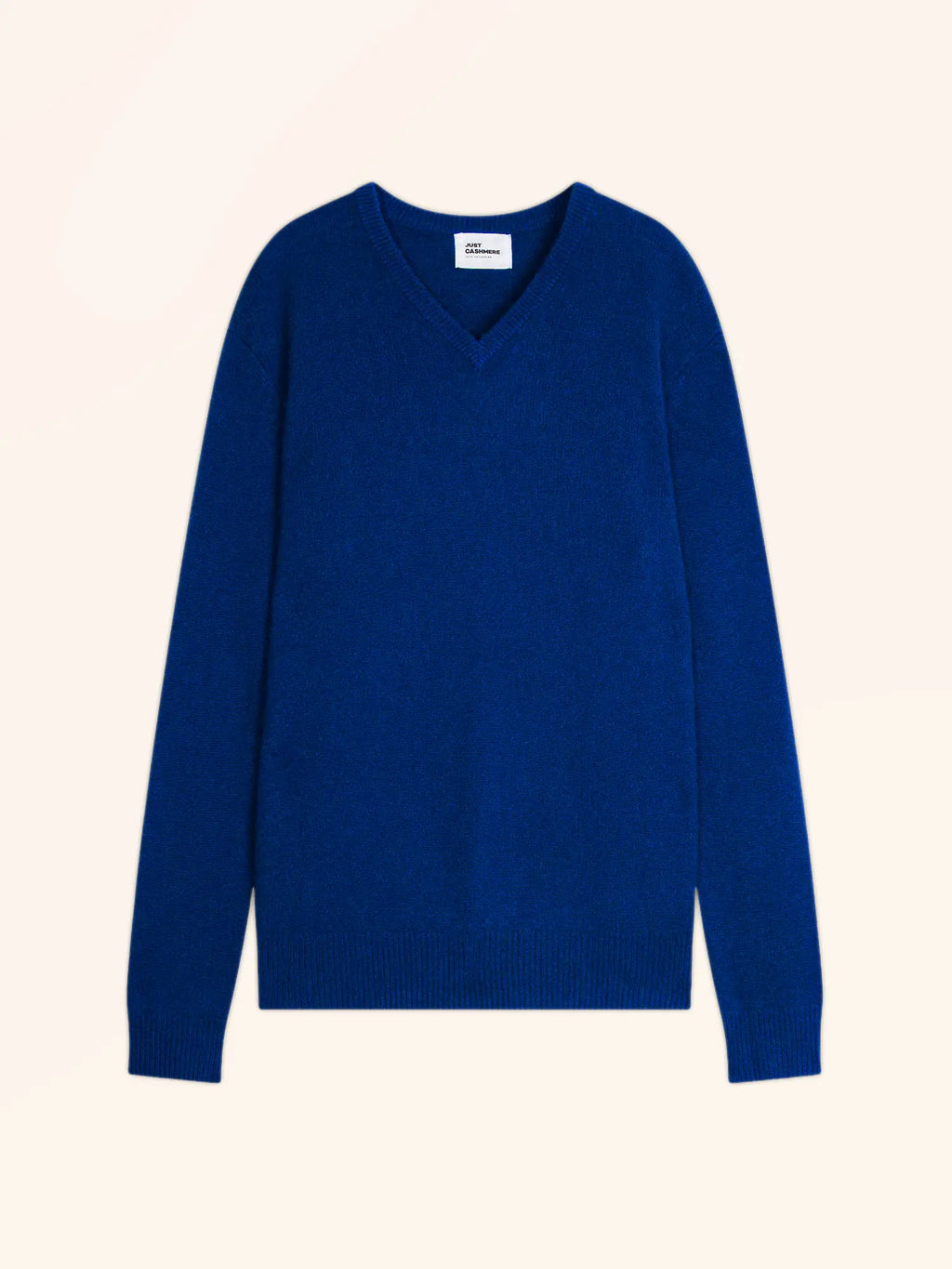 NATHAN Sweater V-Neck 4 Ply Ultramarine