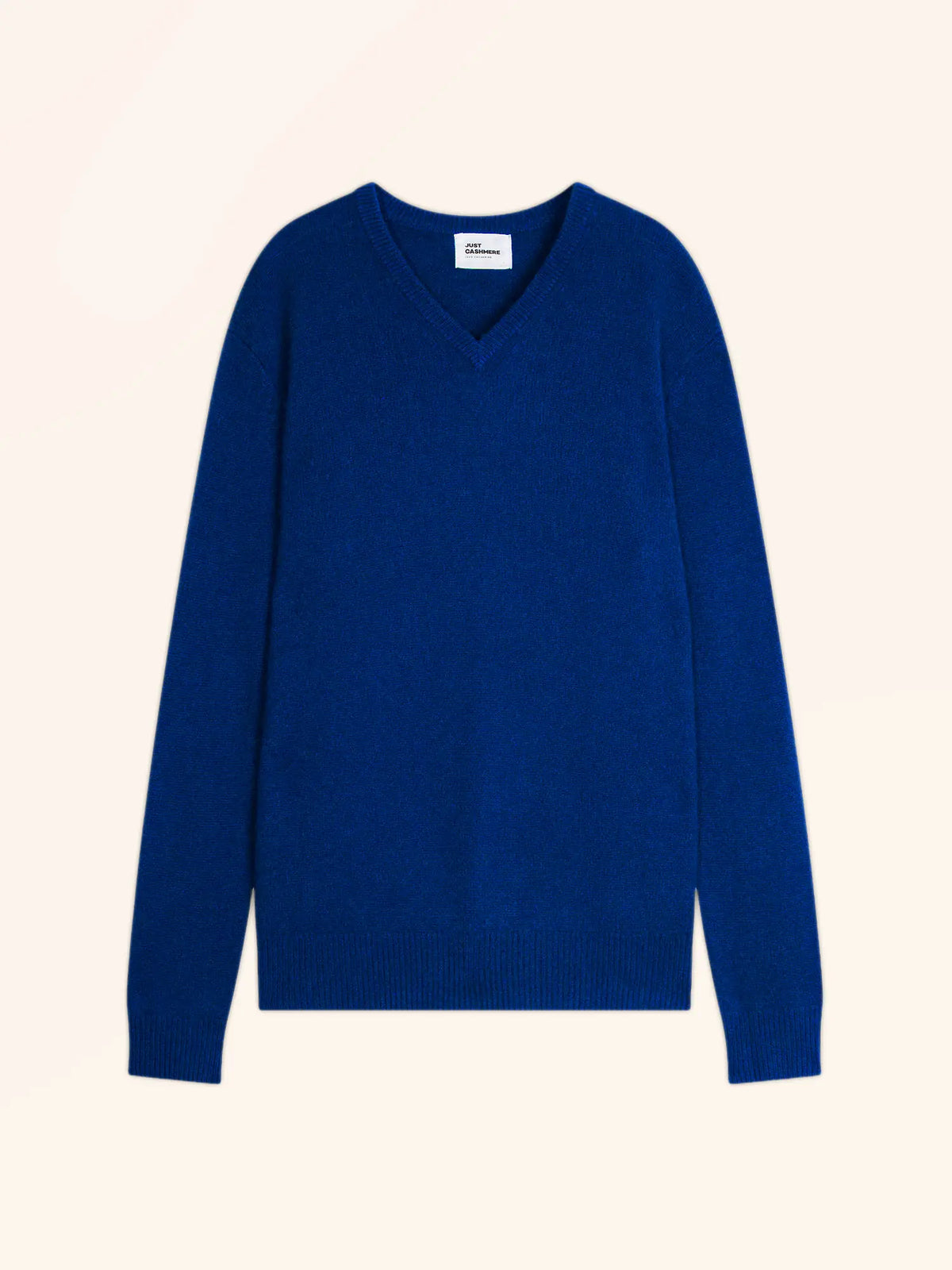 NATHAN Pull Col V 4 Fils Outremer