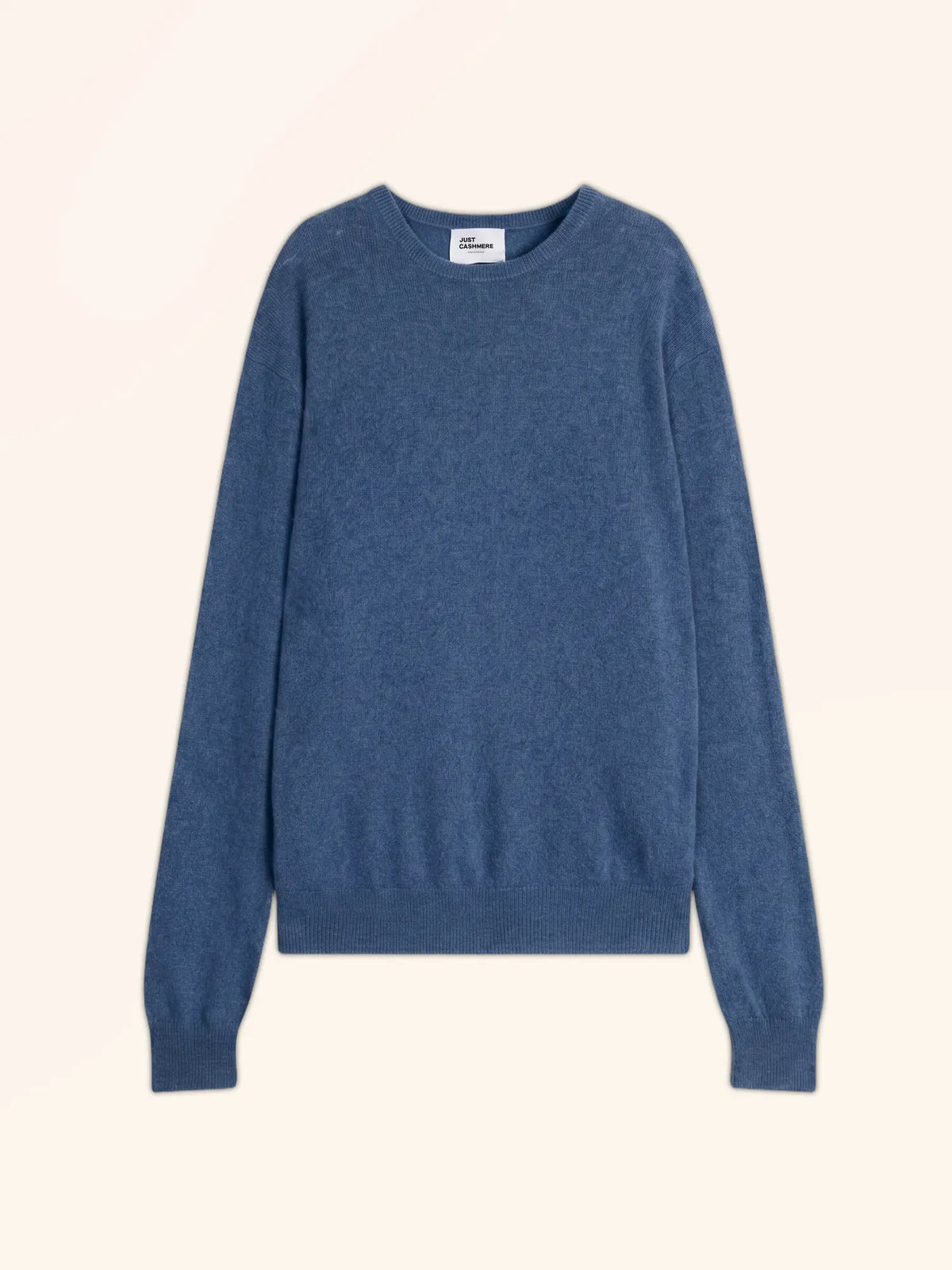 HOWARD Pull Col Rond Bleu Denim