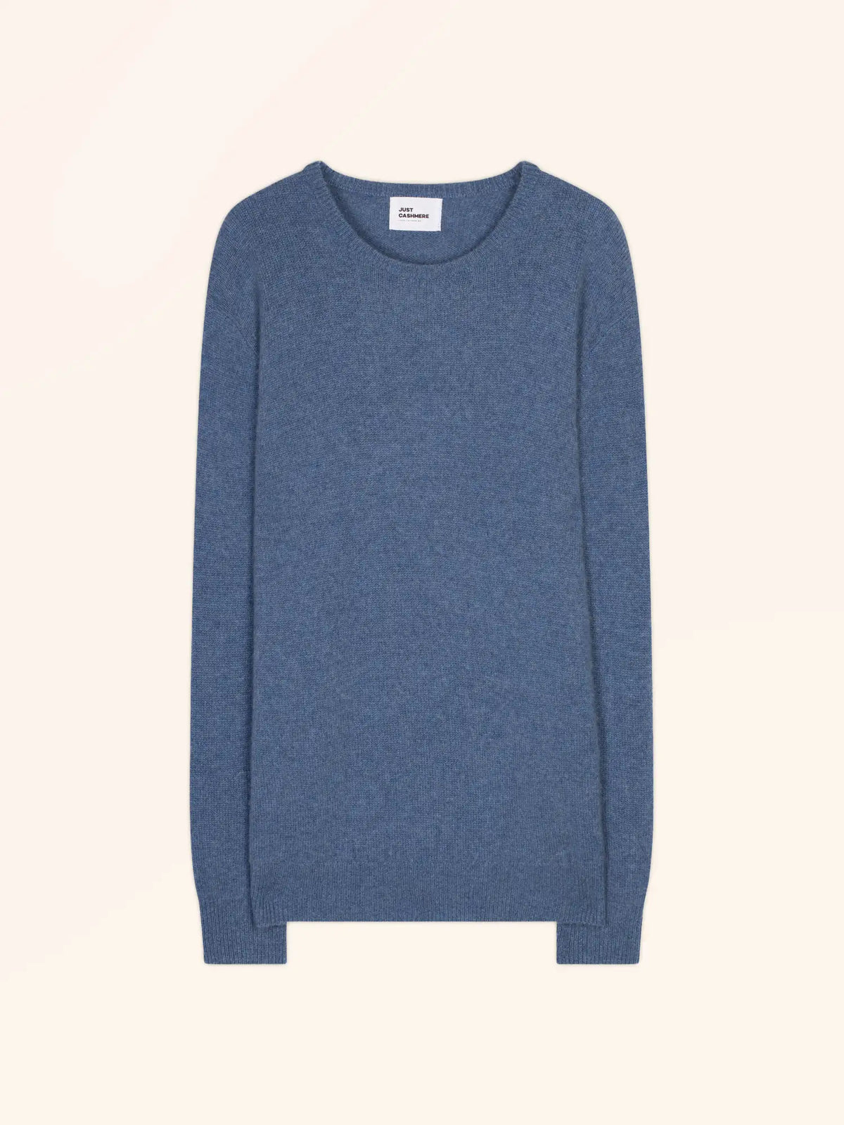 GABIN Pull Col Rond 4 Fils Bleu Denim