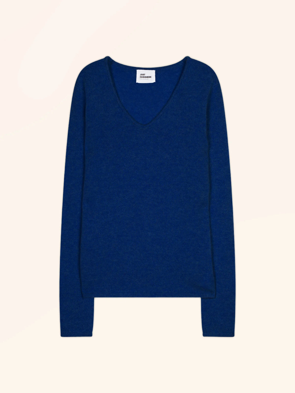 ABBY Pull Col V 4 Fils Outremer