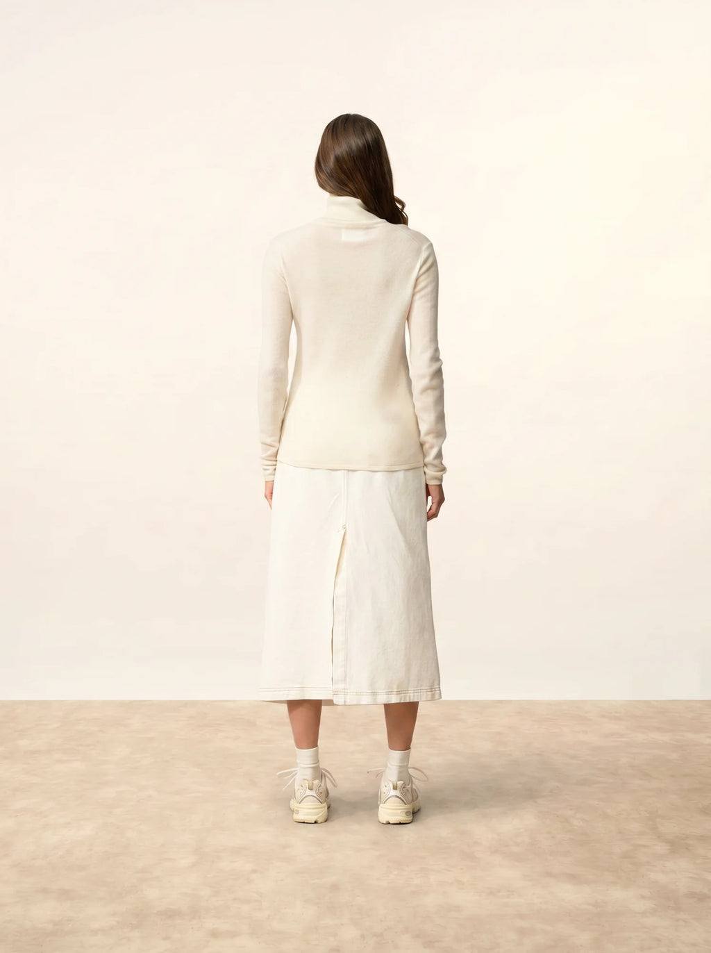 AVA Sweater Turtleneck Ivory