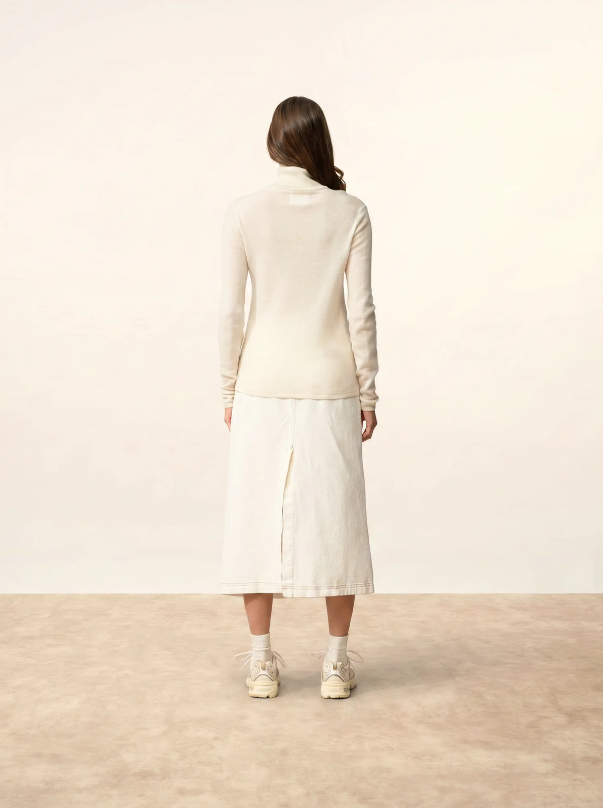 AVA Sweater Turtleneck Ivory