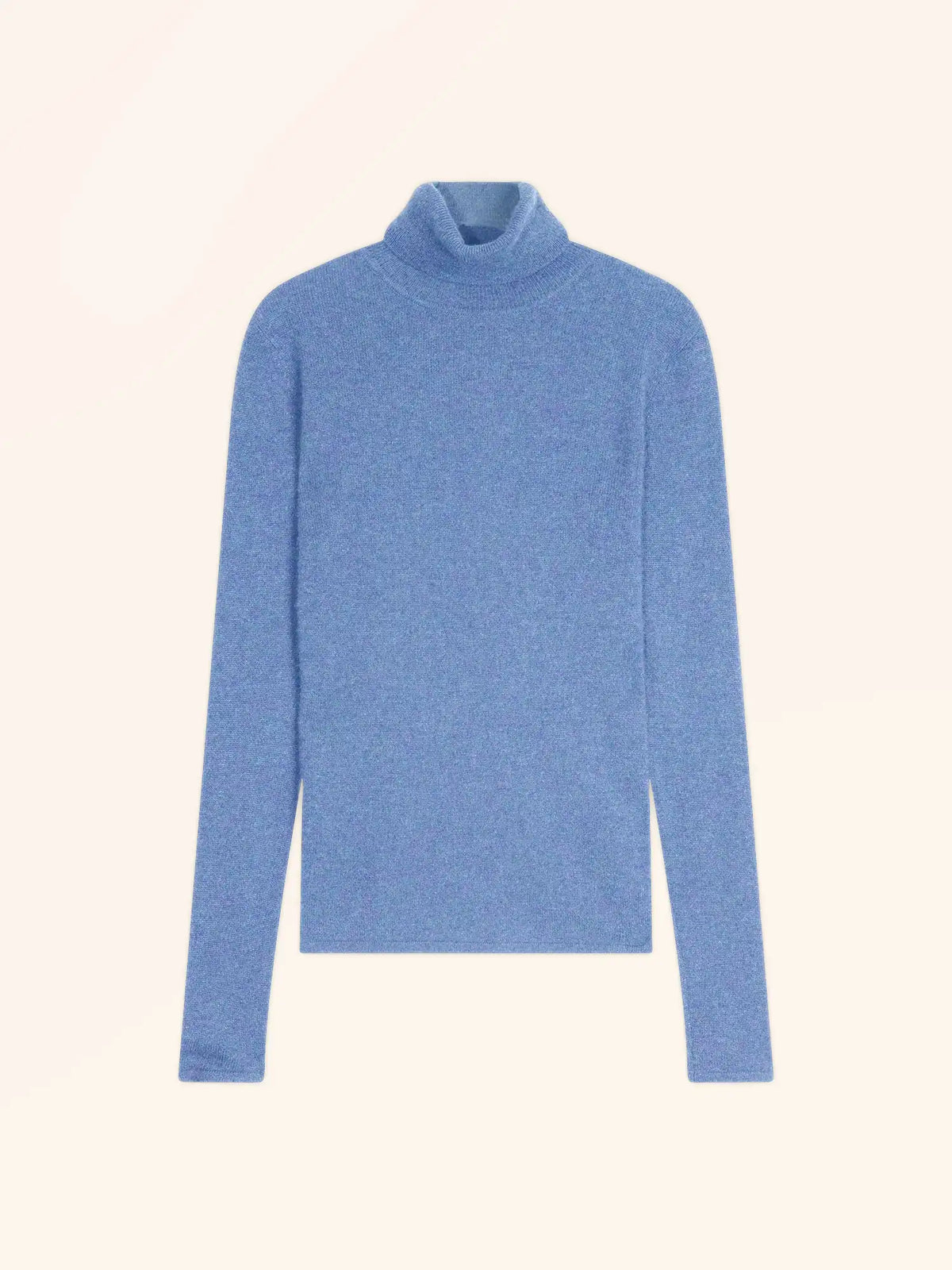 AVA Pull Col Roulé Ciel