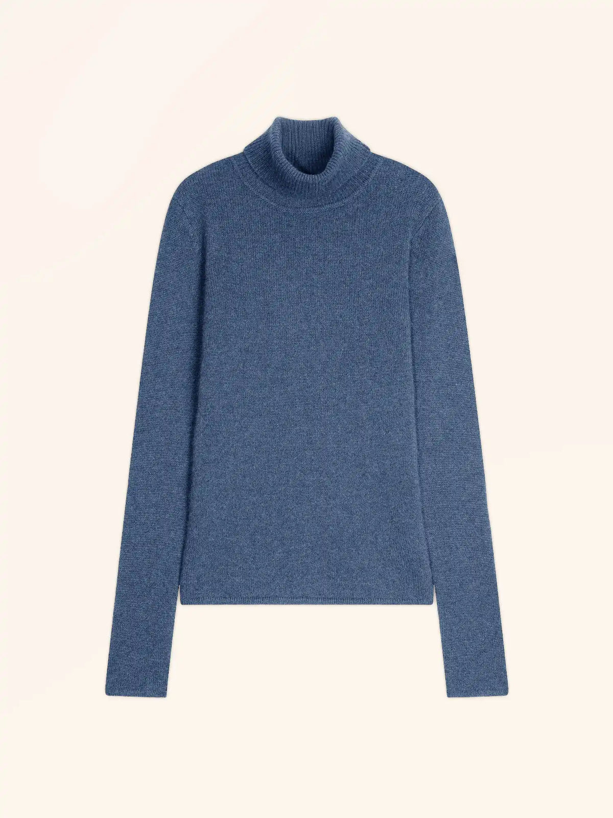 MATT Pull Col Roulé 4 Fils Bleu Denim