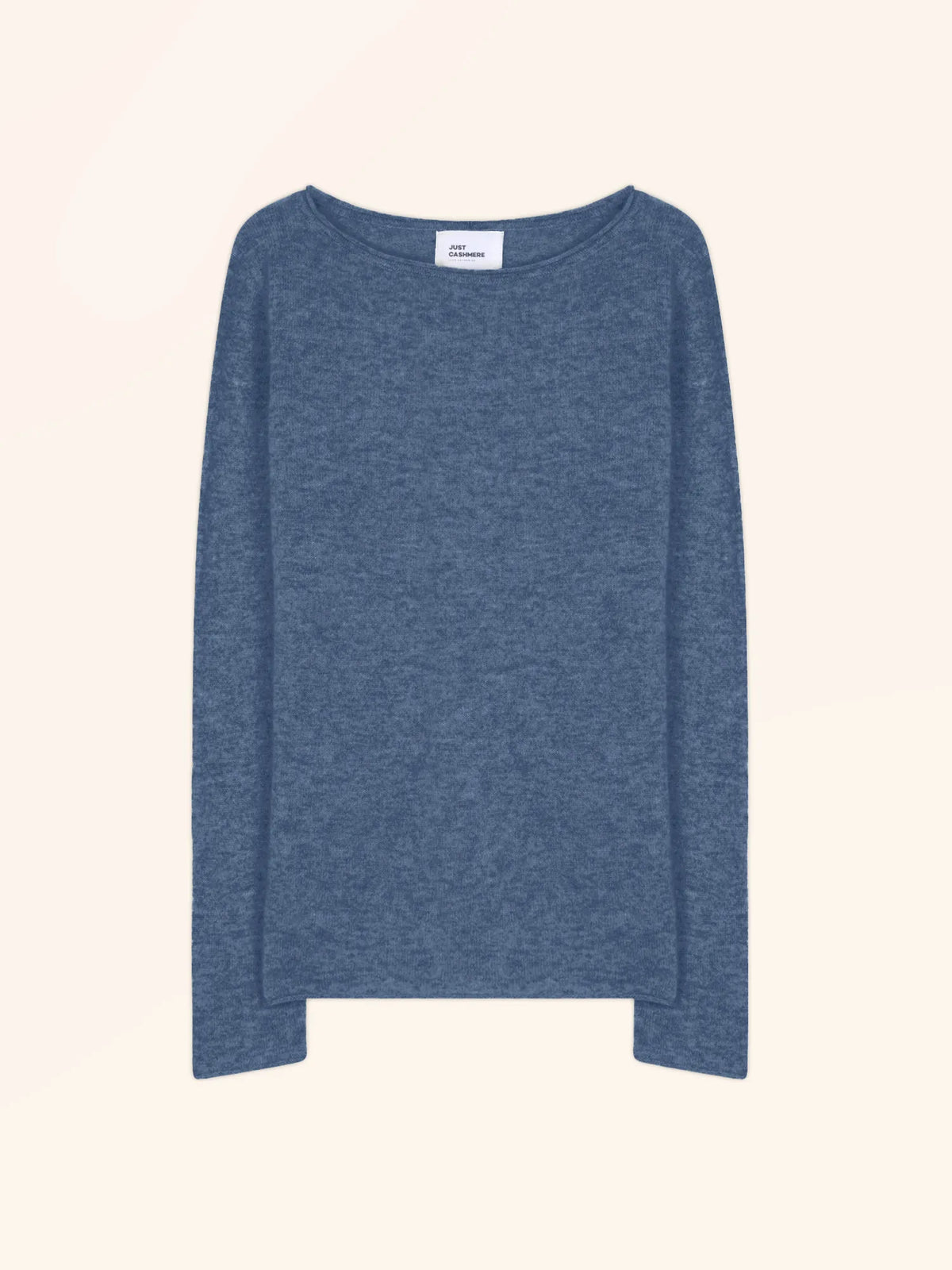 GRACE Pullover U-Boot-Ausschnitt Denimblau