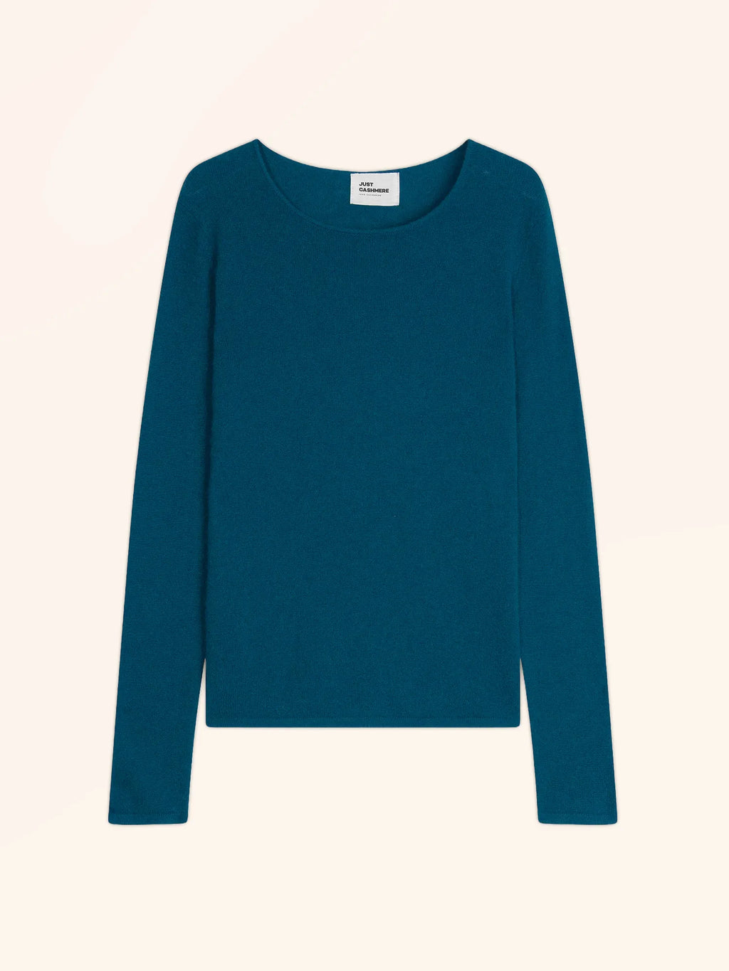 VIVIAN Pullover Rundhalsausschnitt Pfauenblau