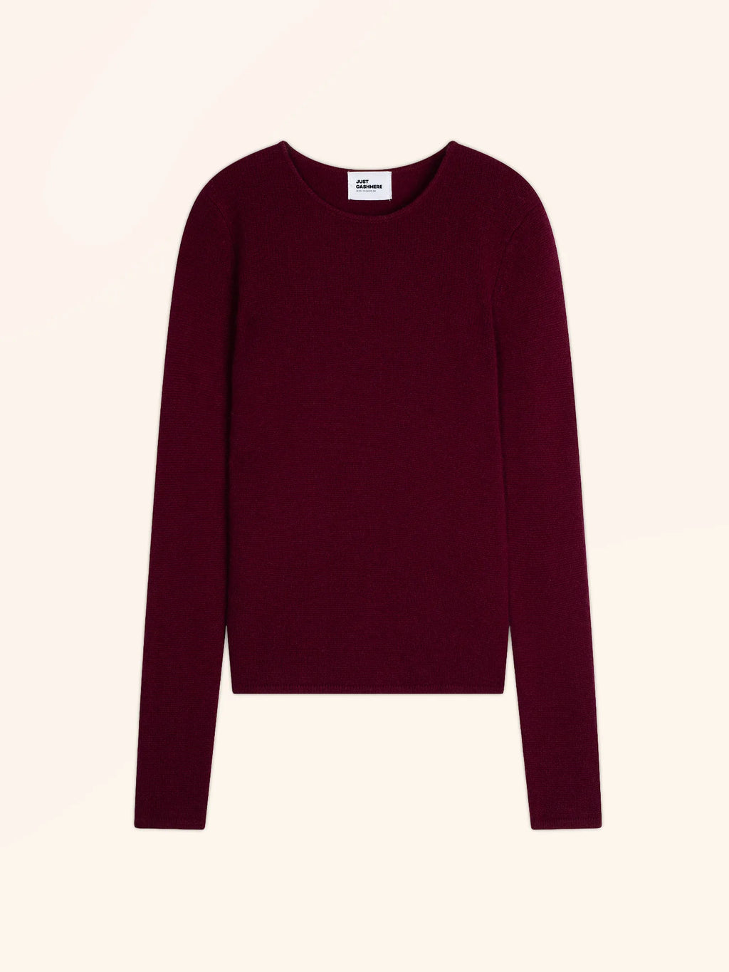 JOYCE Sweater Crew Neck 4 Ply Burgundy