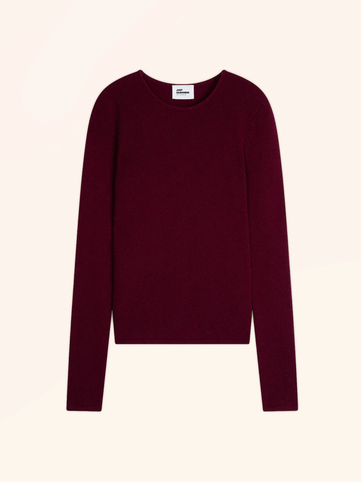 JOYCE Sweater Crew Neck 4 Ply Burgundy