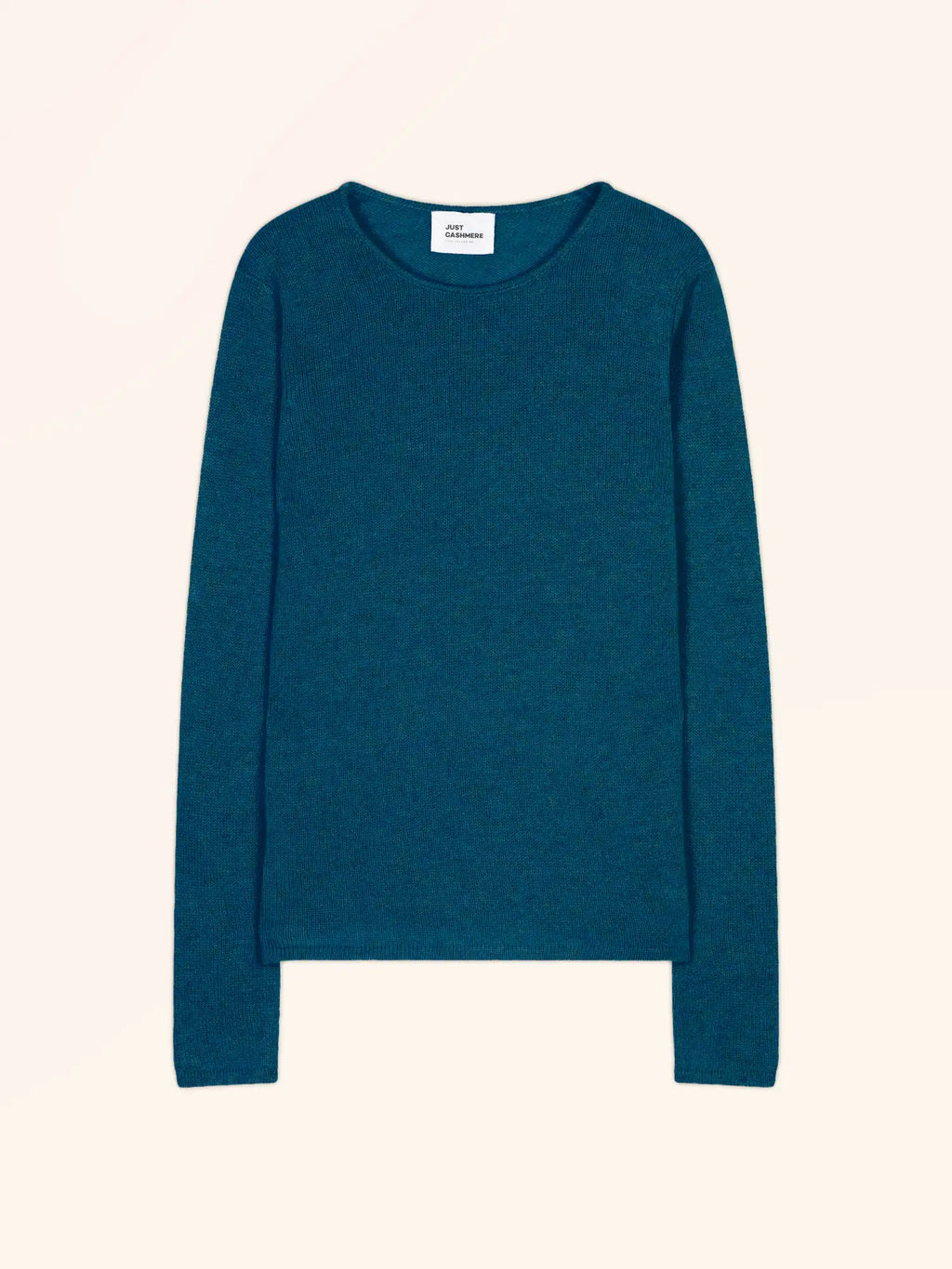 JOYCE Sweater Crew Neck 4 Ply Peacock