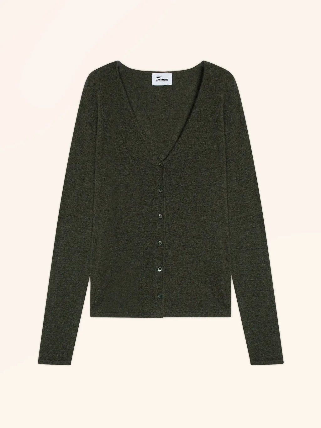 NORMA Cardigan V-Neck Heather Khaki