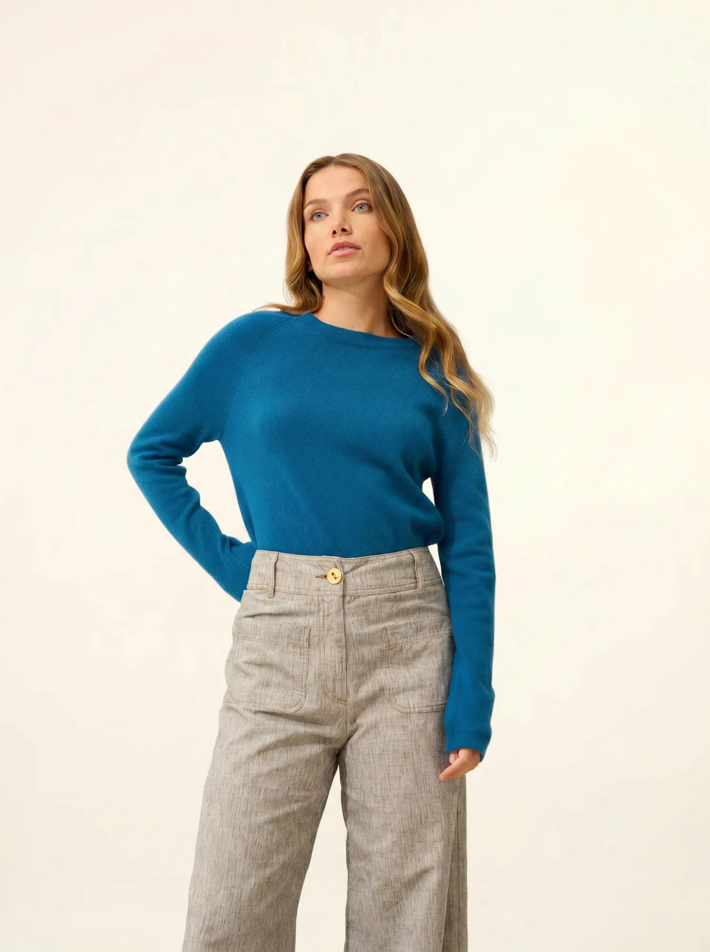 JANE Pull Col Rond Paon