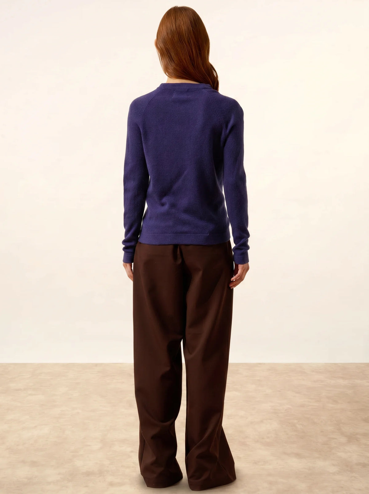 JANE Sweater Crew Neck Deep Purple
