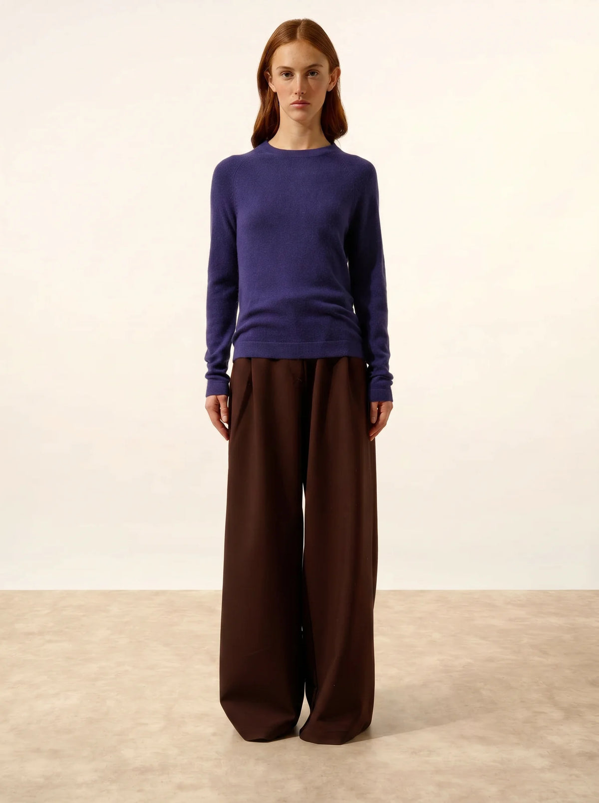 JANE Sweater Crew Neck Deep Purple