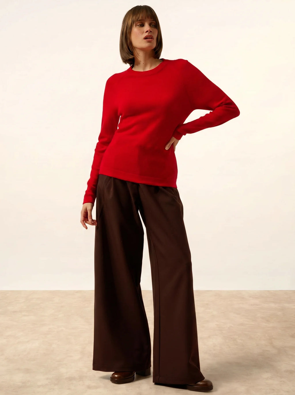 JANE Sweater Crew Neck Red