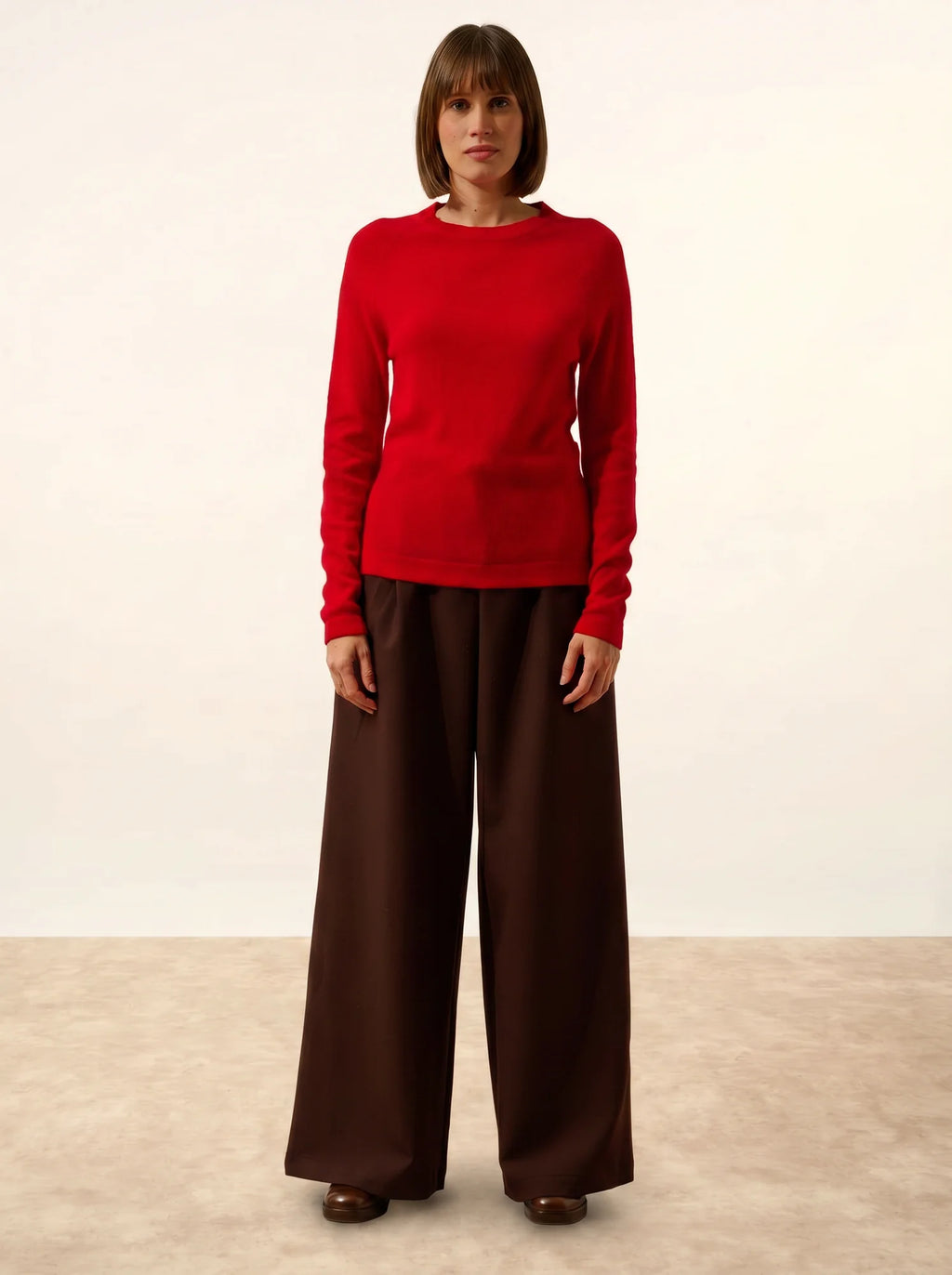 JANE Sweater Crew Neck Red