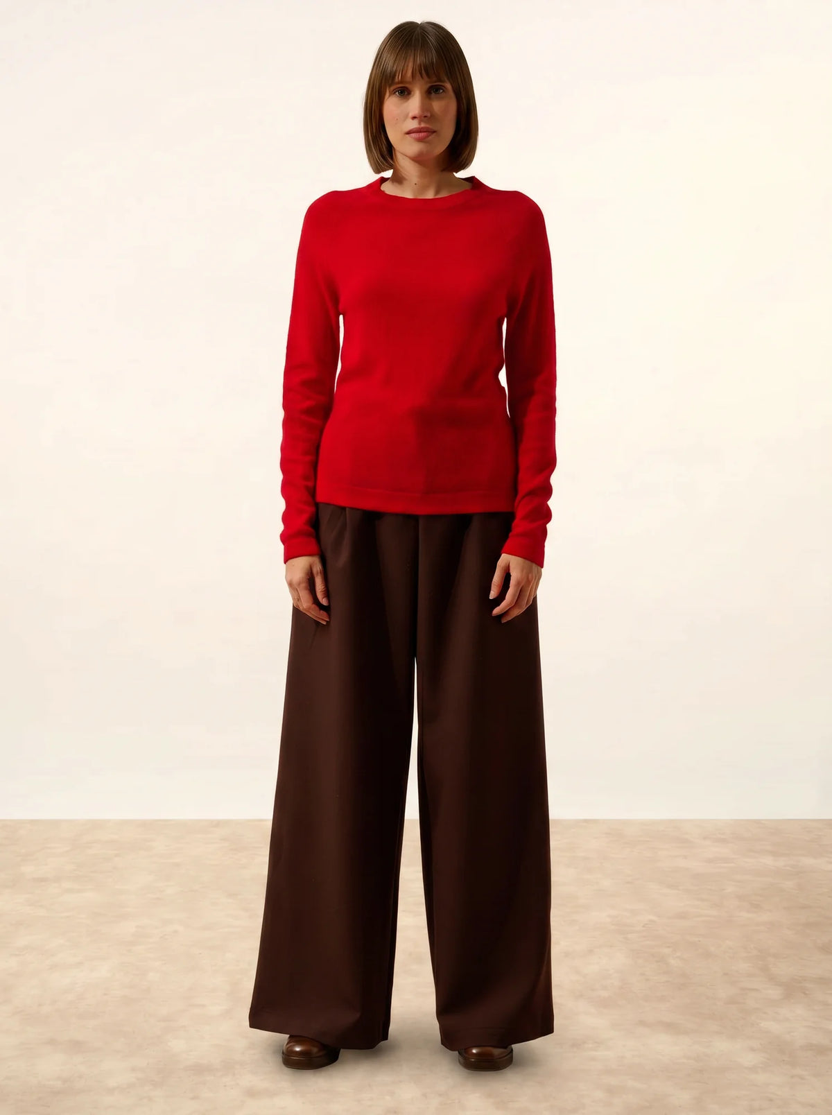 JANE Sweater Crew Neck Red