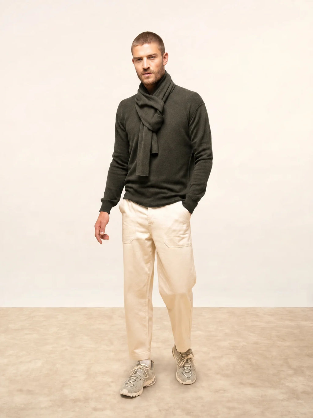 SPENCER écharpe kaki