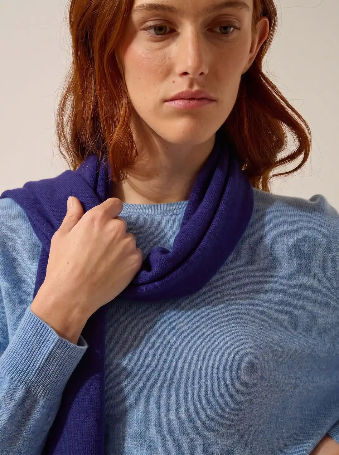 SPENCER Écharpe Violet Profond