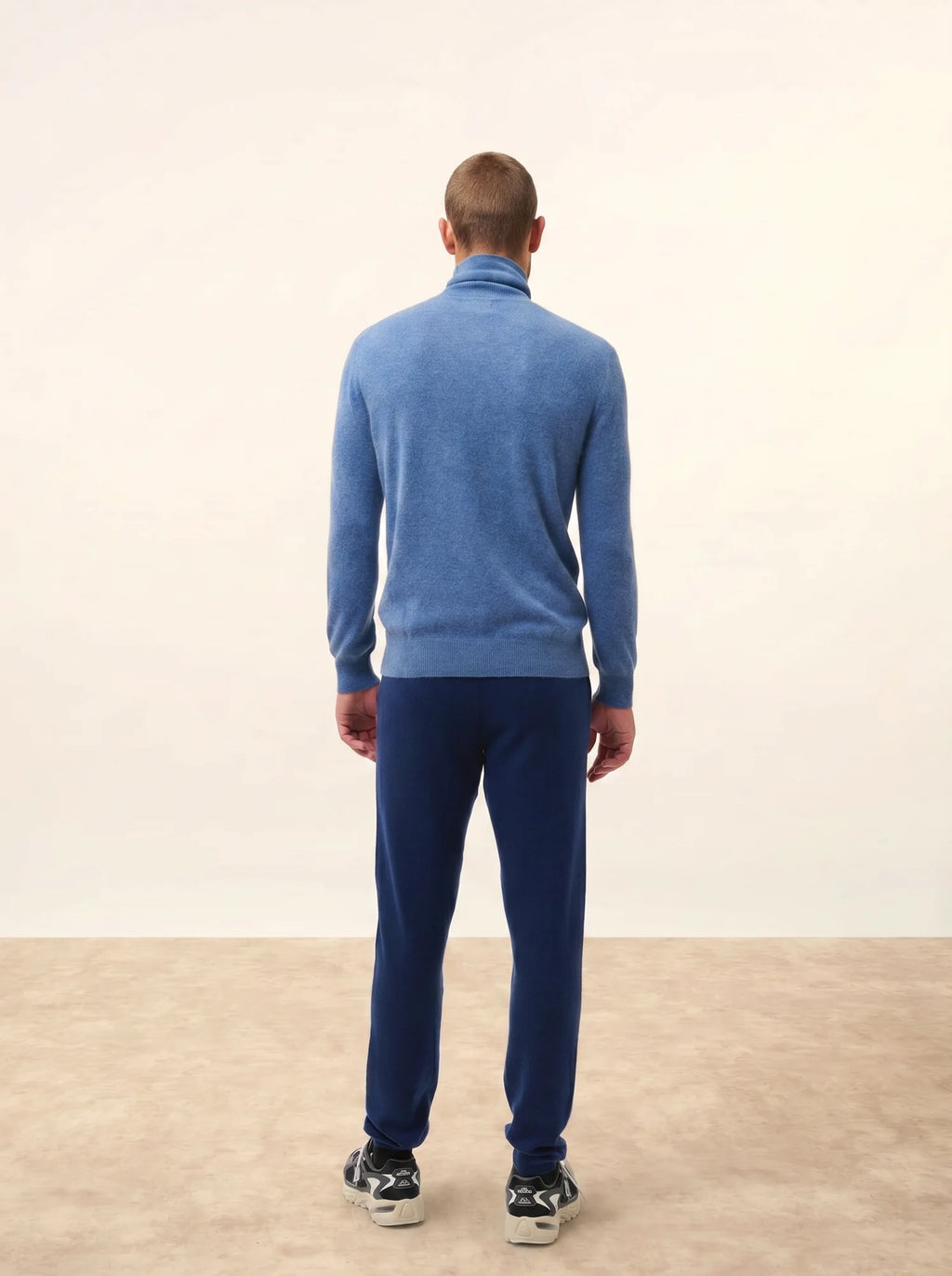 CONNOR Pullover Rollkragen Denimblau