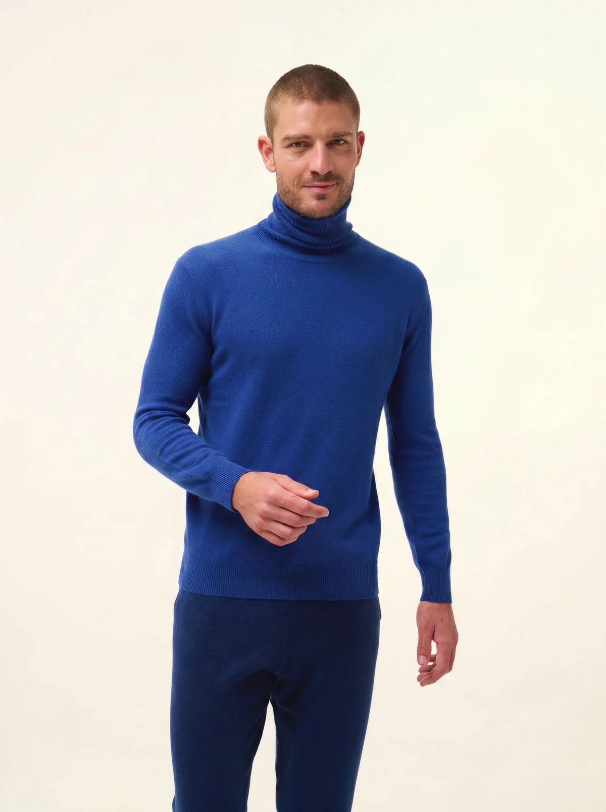 CONNOR Pullover Rollkragen Ultramarin