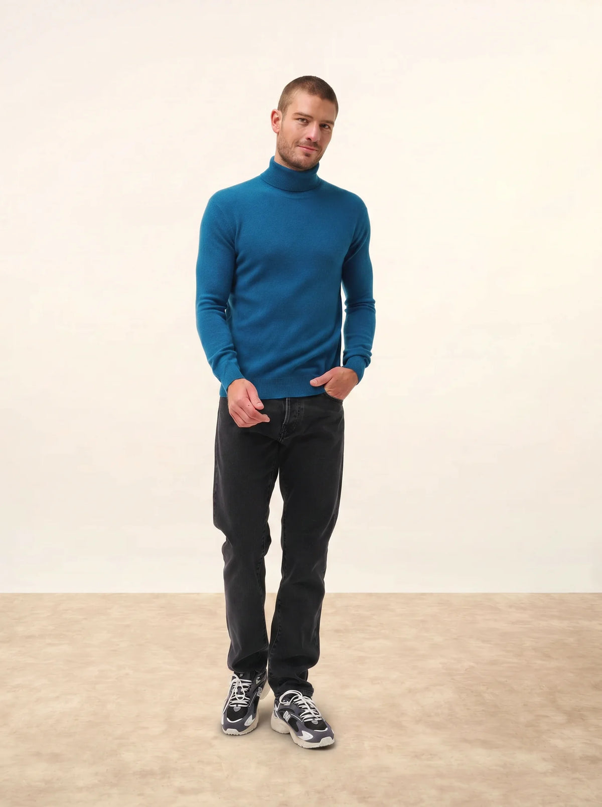 CONNOR Pull Col Roulé Paon