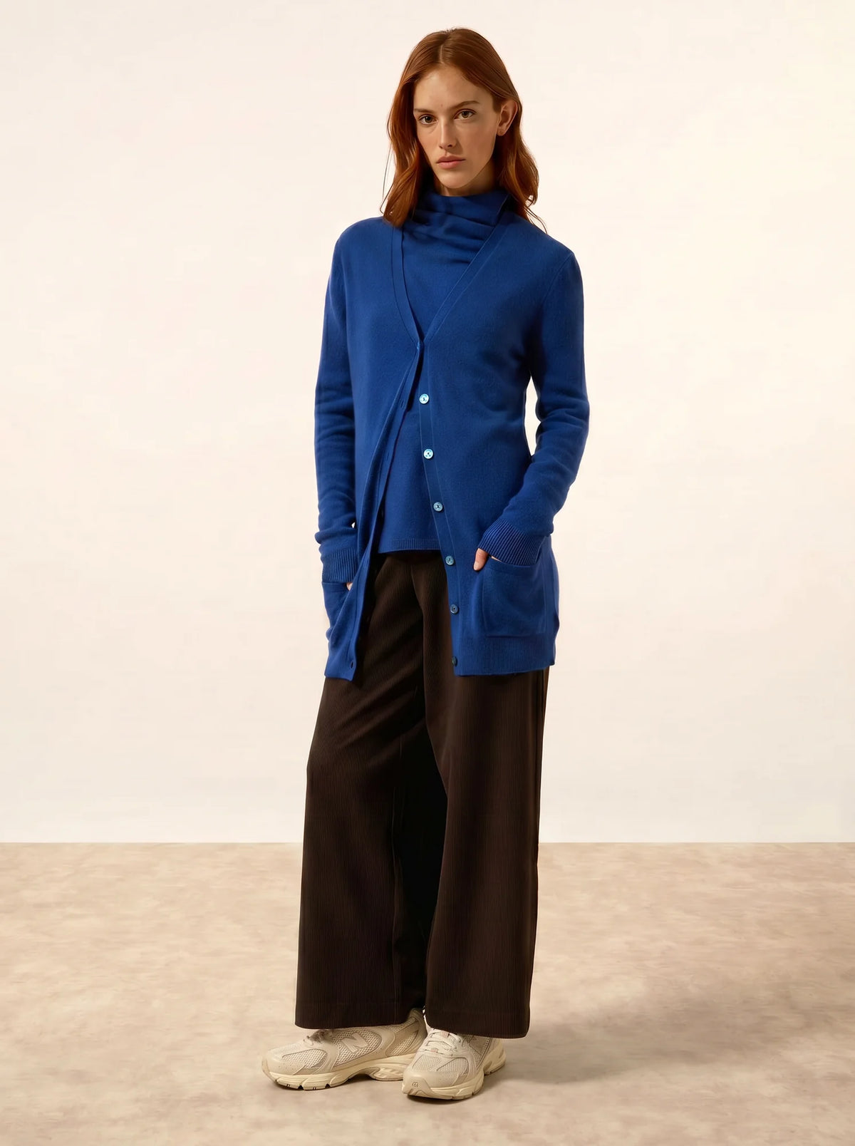 TOMMIE Cardigan V-Neck Ultramarine