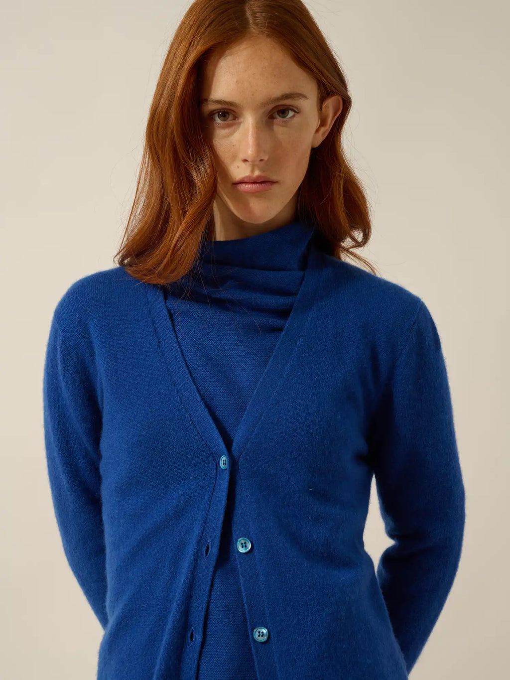 TOMMIE Cardigan V-Neck Ultramarine