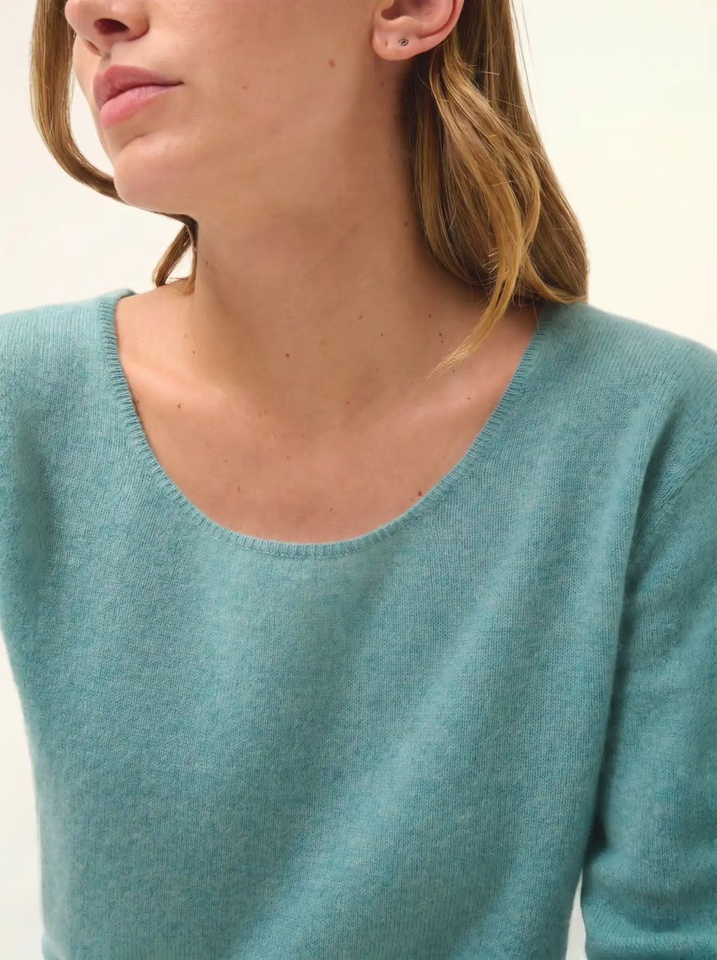 FIONA Sweater Crew Neck Heather Green