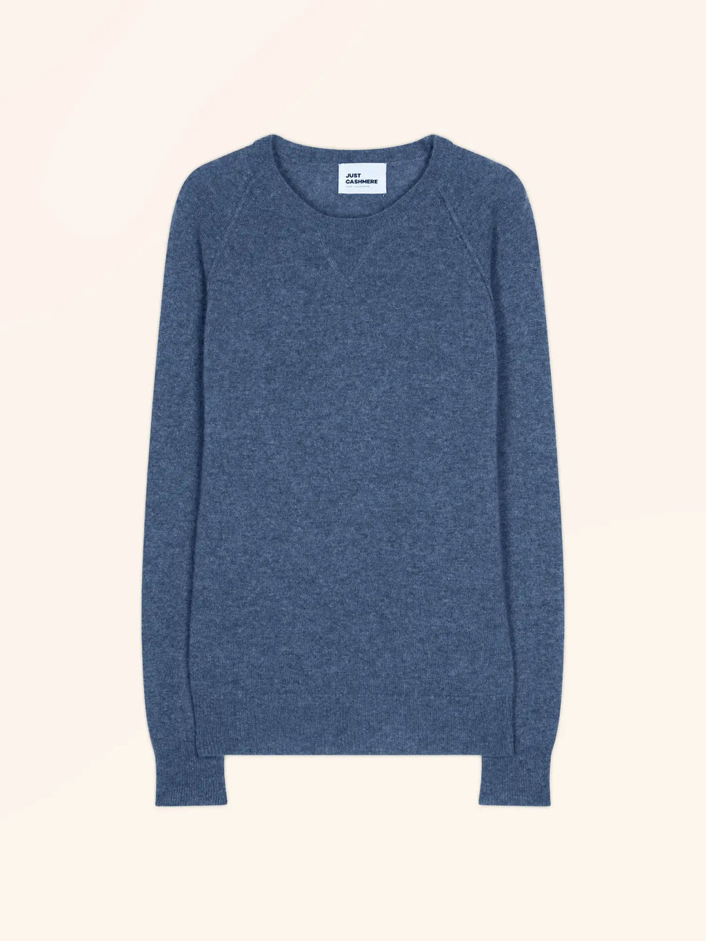 HELEN Pull Col Rond Bleu Denim