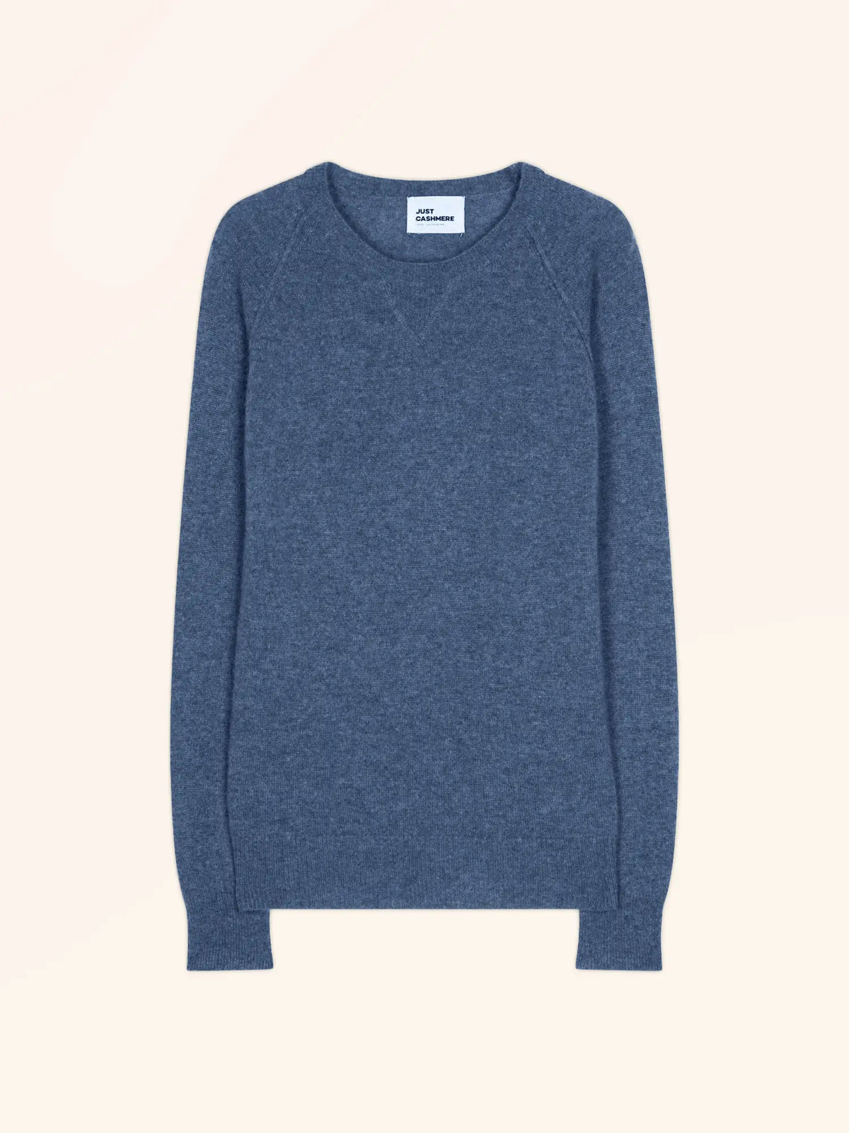 HELEN Pull Col Rond Bleu Denim