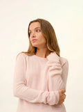HELEN Pullover Rundhalsausschnitt Puderrosa