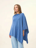MEREDITH Poncho Denim Blue