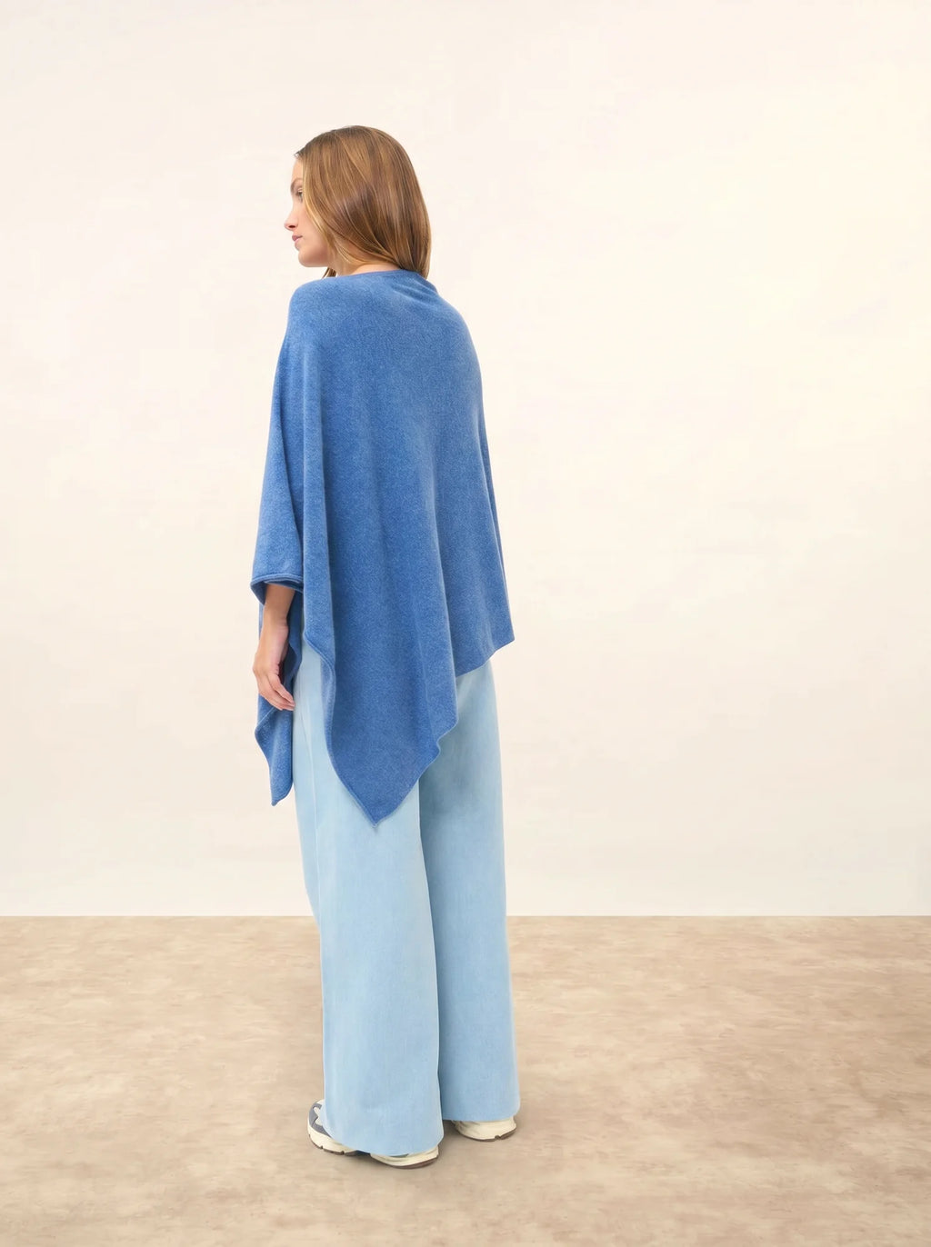 MEREDITH Poncho Denim Blue