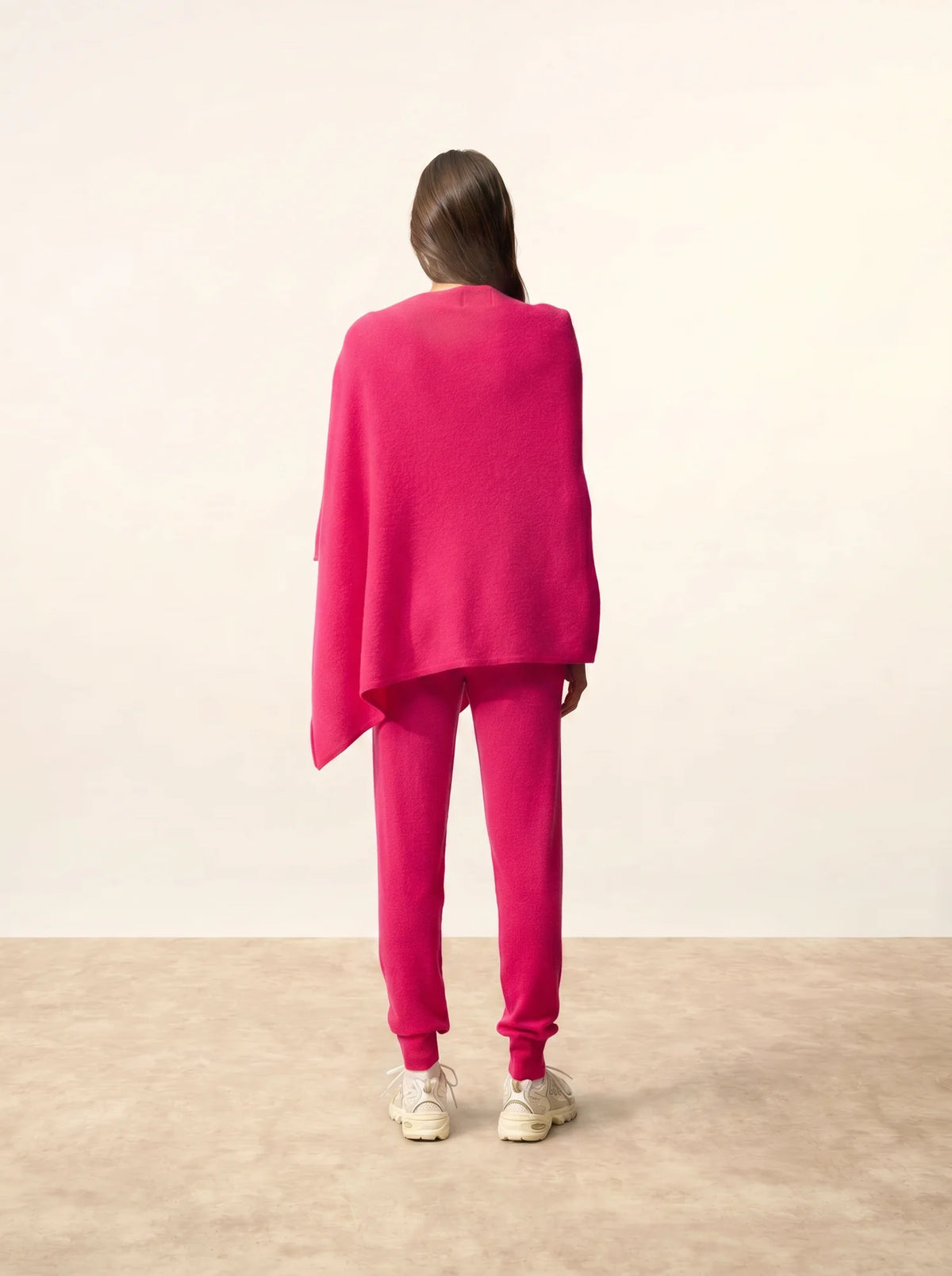 MEREDITH Poncho Fuchsia