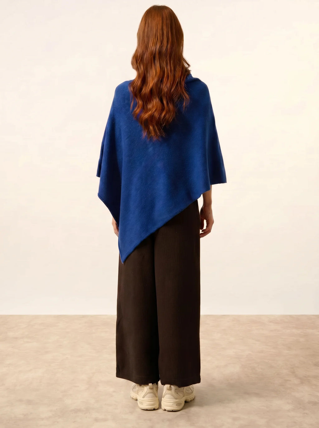 SALLY Poncho 4 Fils Outremer
