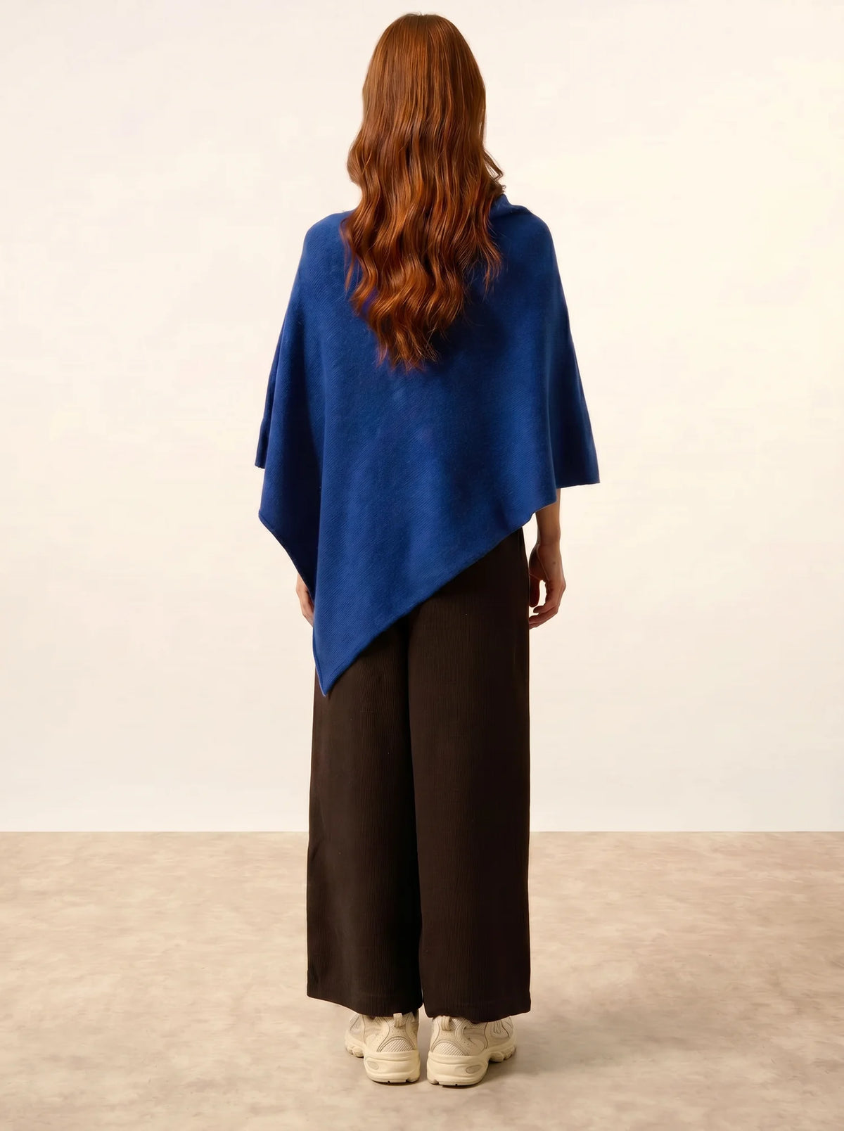 SALLY Poncho 4 Fils Outremer