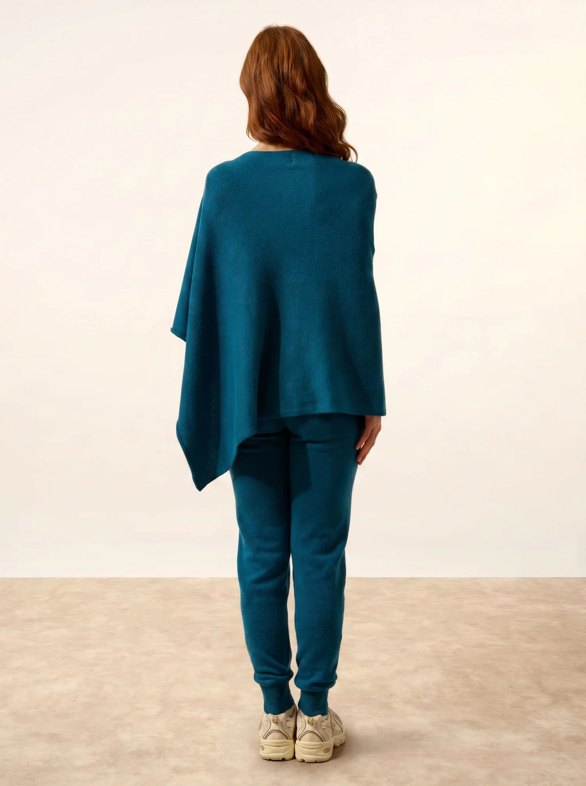 SALLY Poncho 4 Fils Paon