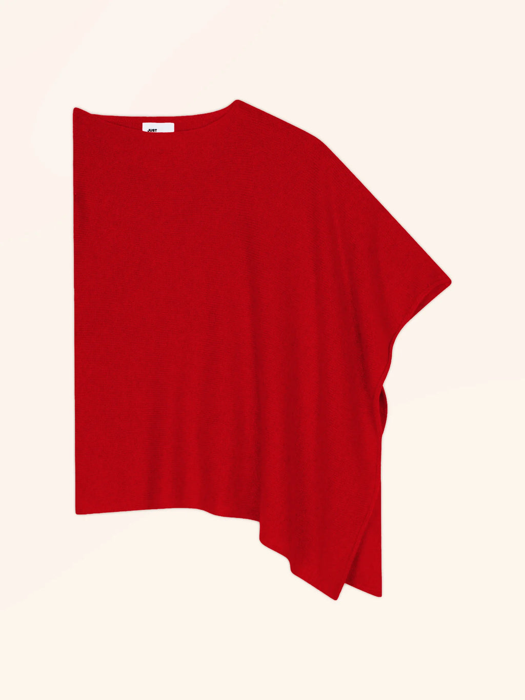 SALLY Poncho 4-fädig Rot