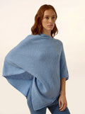 SALLY Poncho 4 Ply Sky