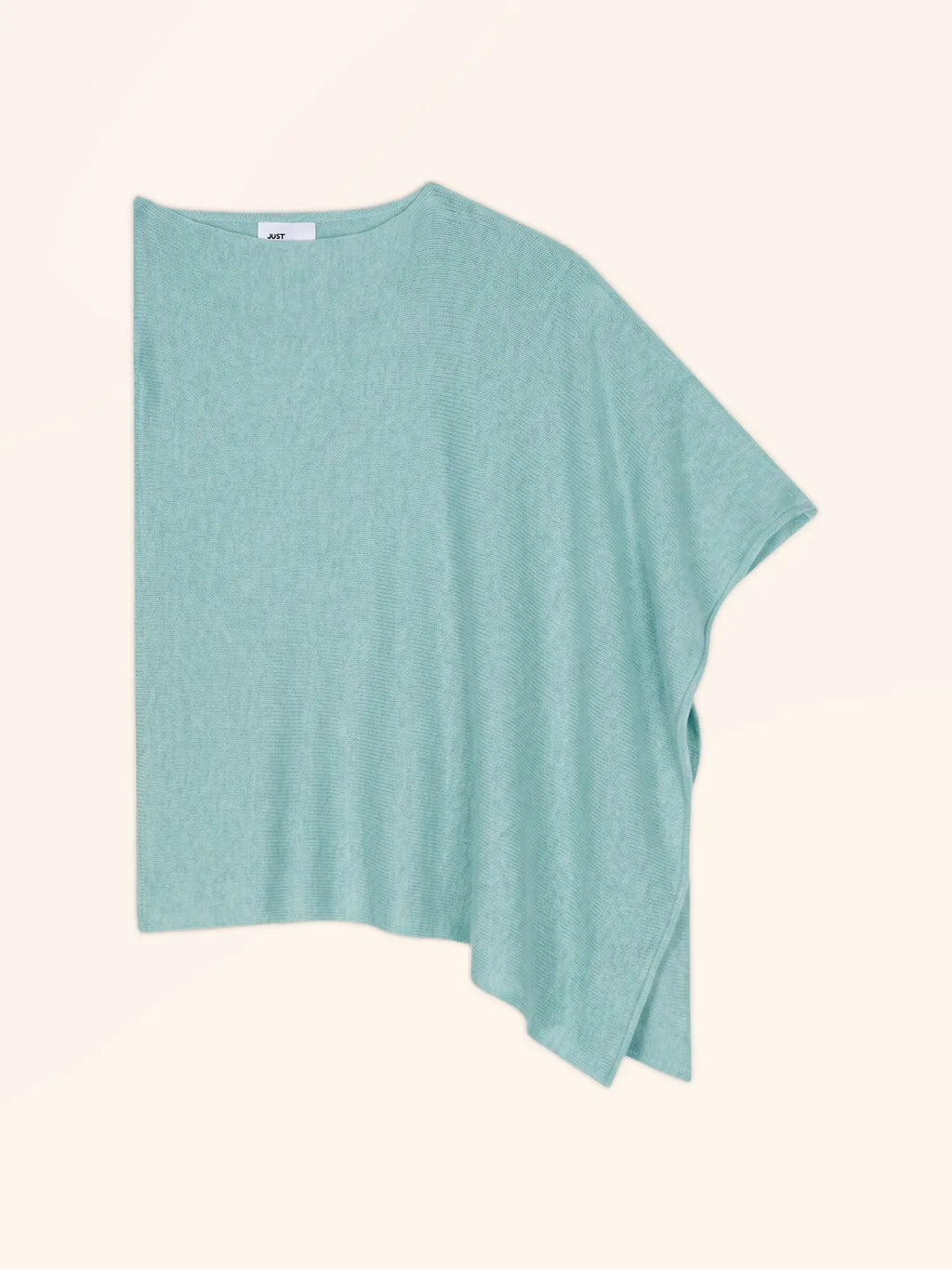 SALLY Poncho 4 Fils Vert Chiné