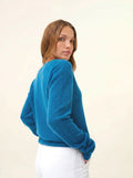 NORA Sweater V-Neck Peacock
