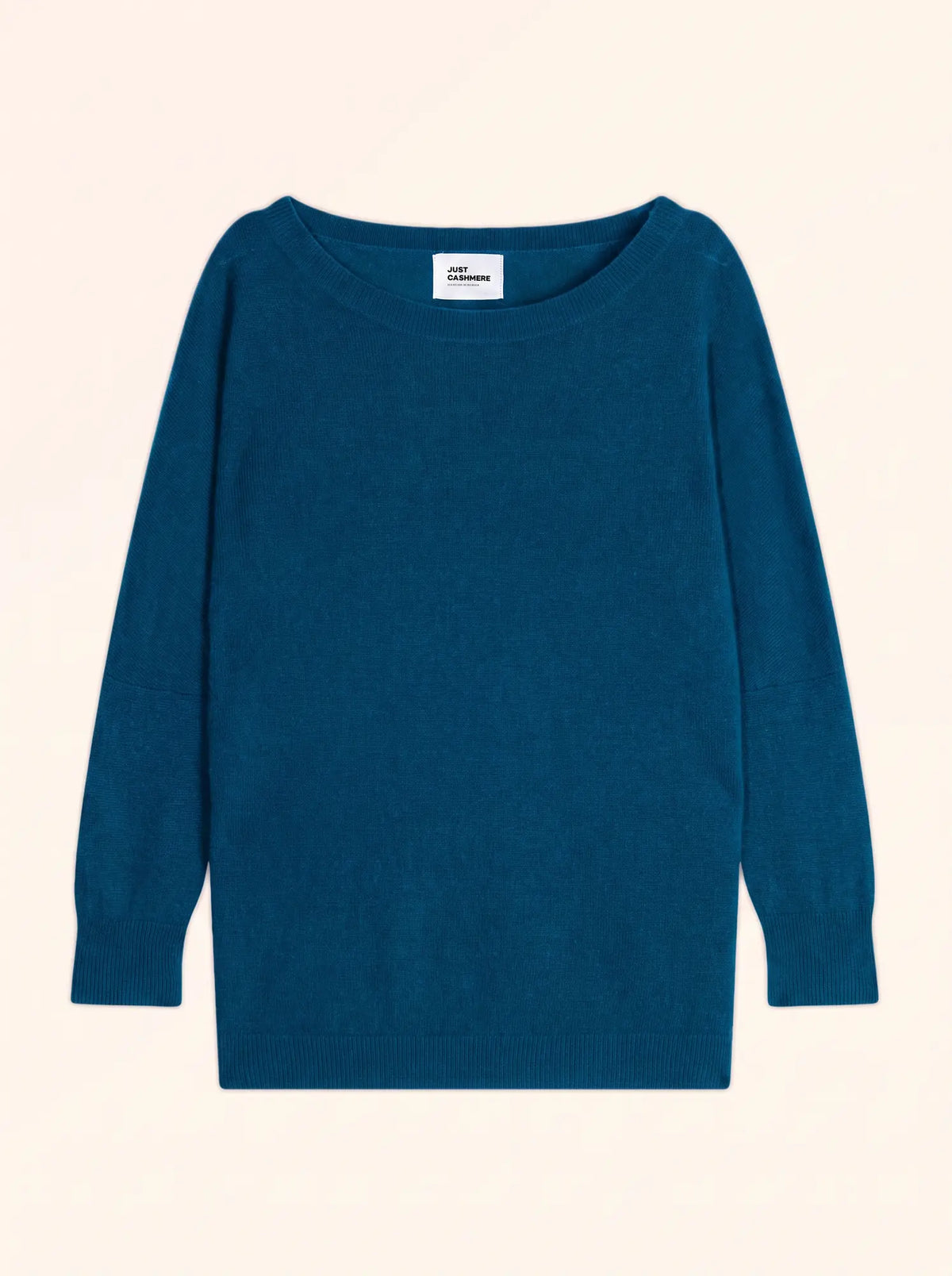 REBECCA Pullover Fledermausarm Pfauenblau