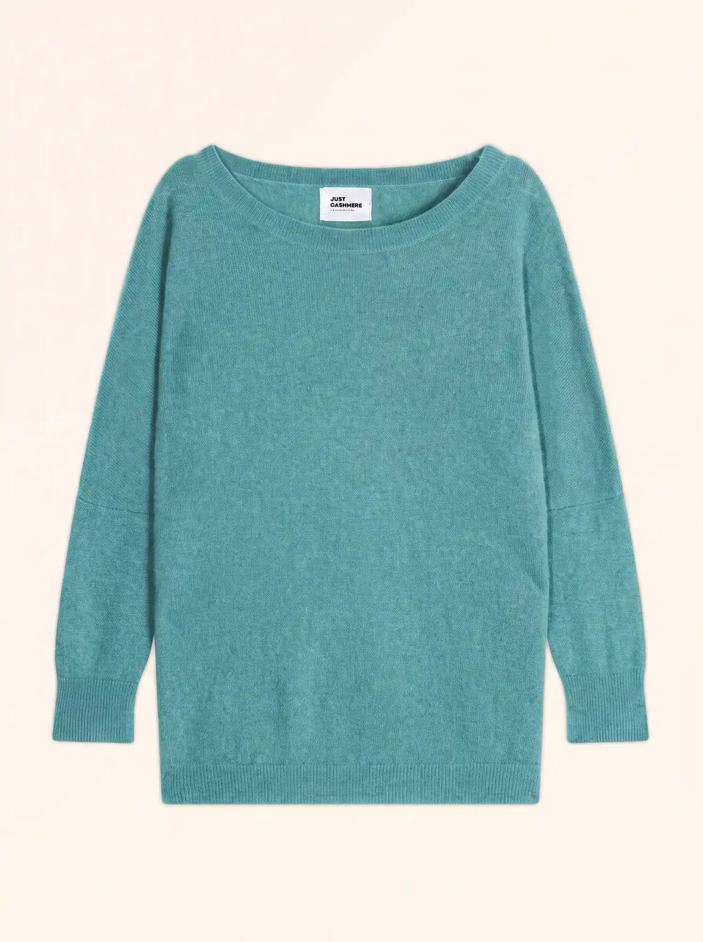 REBECCA Pull Chauve Souris Vert Chiné