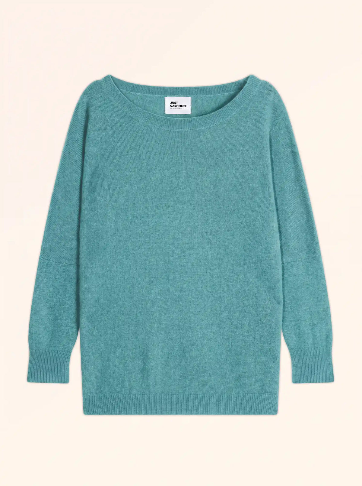 REBECCA Pull Chauve Souris Vert Chiné