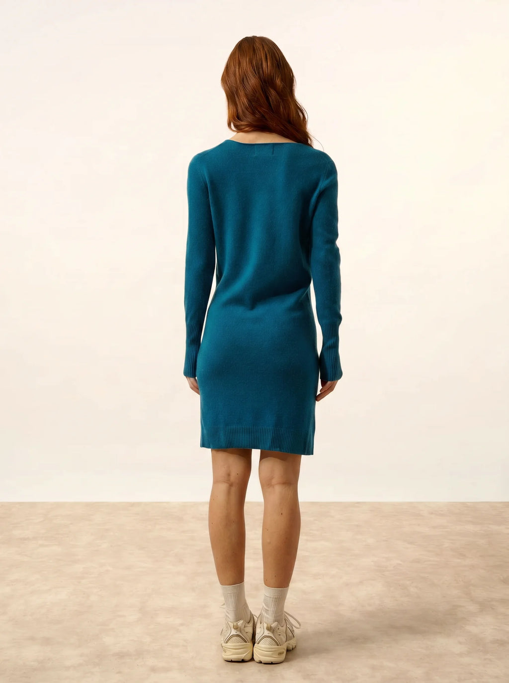 SUSAN Robe Col Rond Paon